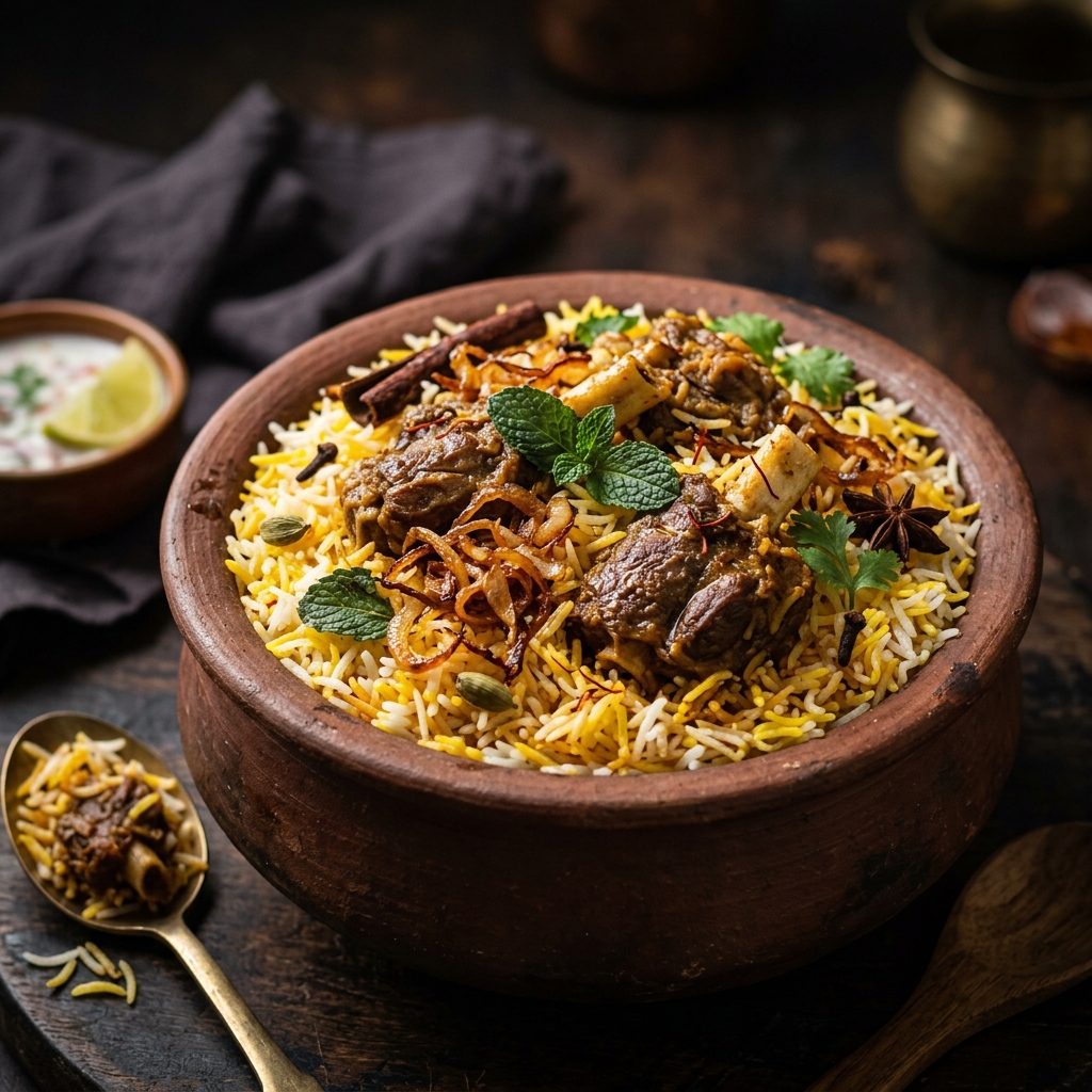 Mutton Fry Biryani