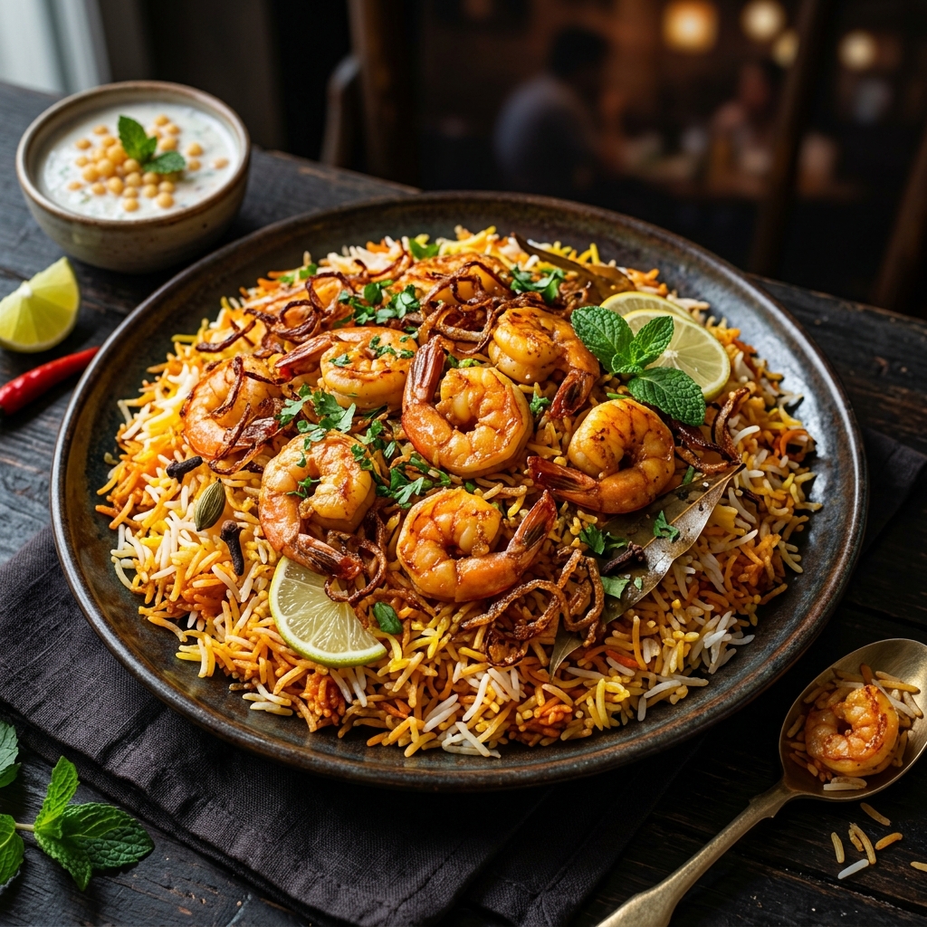 Prawns Biryani